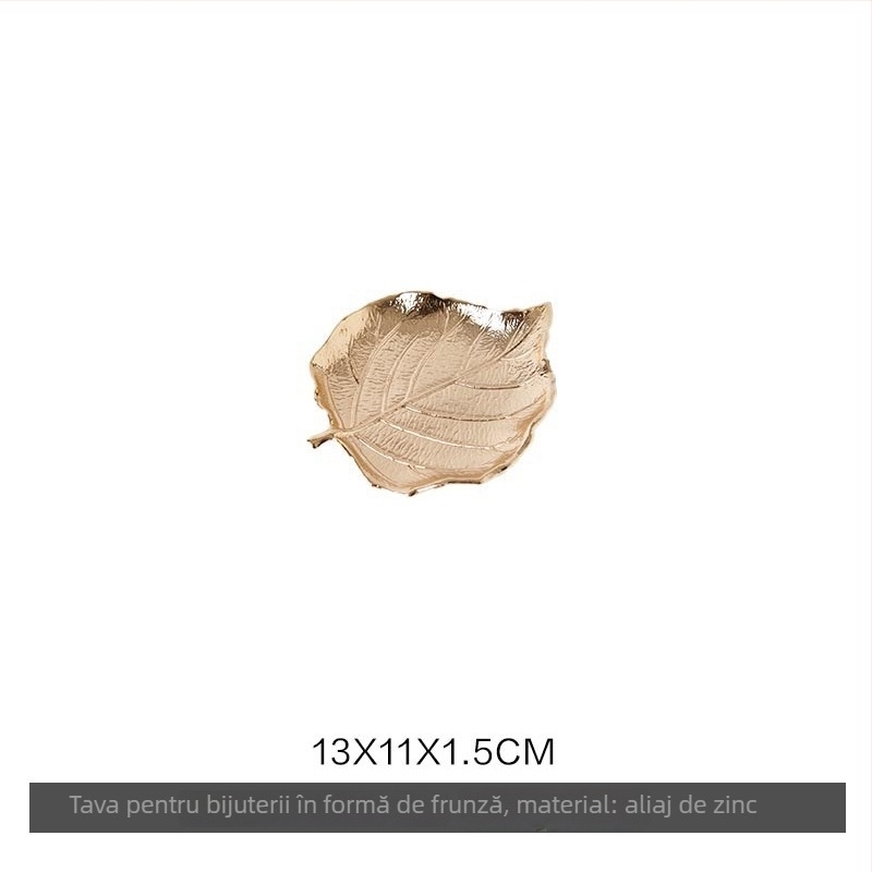 Suport de lumânare cu design de ramură de pasăre, tavă pentru bijuterii și ramă foto — aliaj de zinc, stil ușor lux