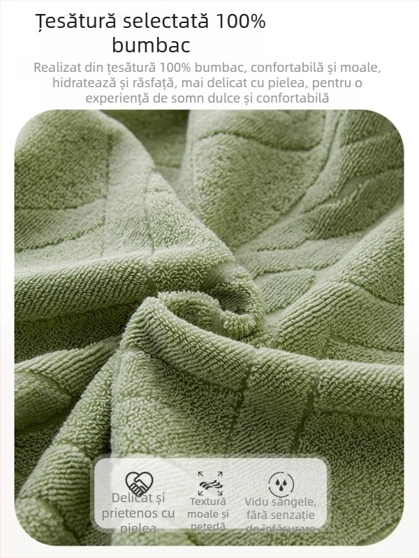 Set de două fețe de pernă din 100% bumbac, potrivite pentru toate anotimpurile, antialunecare, cod produs Sy25316yhs03