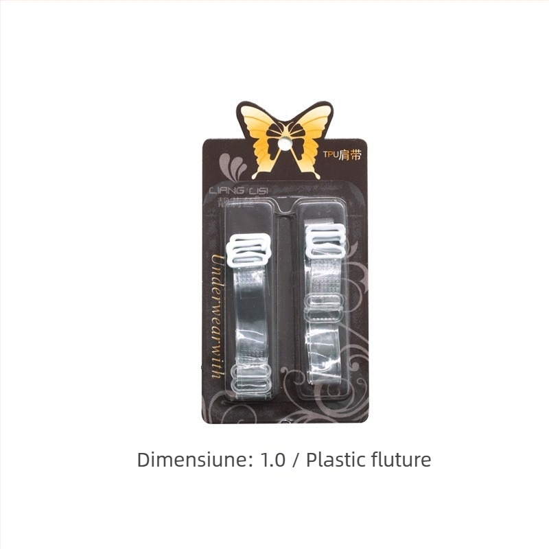 miss&hua Curea de sutien din silicon, transparentă — anti-alunecare, fără cusături