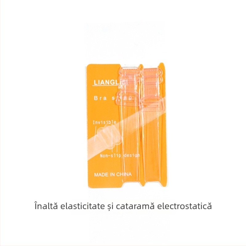 miss&hua Curea de sutien din silicon, transparentă — anti-alunecare, fără cusături