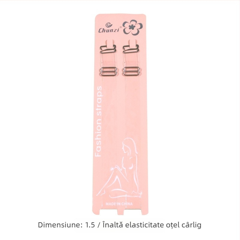 miss&hua Curea de sutien din silicon, transparentă — anti-alunecare, fără cusături