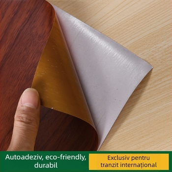 Tapet autoadeziv cu model de lemn — PVC impermeabil, pentru pereți și mobilier, stil Chinez Nou