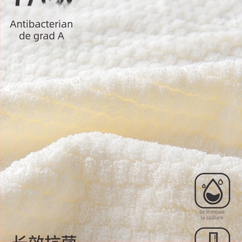 Prosop de baie și halat pentru femei, purtabil, model 2025, microfibră, fire 150d, jacquard