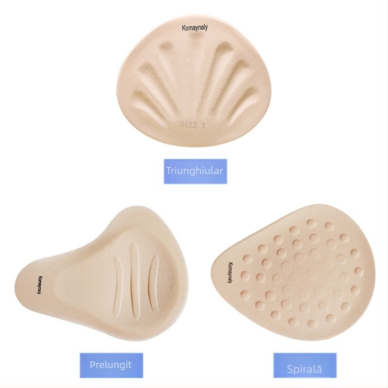 Kangmei Naili Forme postoperatorii de sân din burete – din bumbac, respirante, fără urme, pentru femei după mastectomie