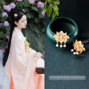 Clamă de păr, aliaj, manufactură manuală, accesorii pentru femei, primăvara 2023