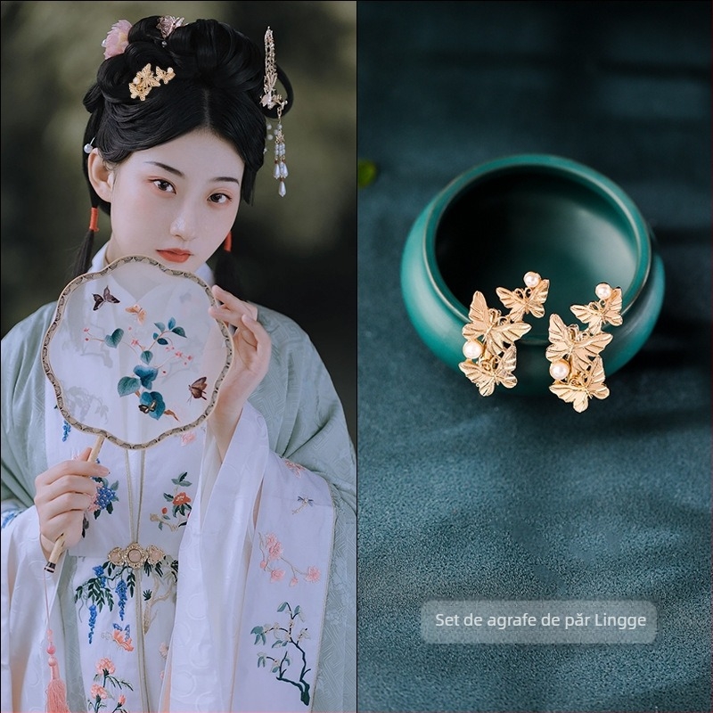 Clamă de păr, aliaj, manufactură manuală, accesorii pentru femei, primăvara 2023