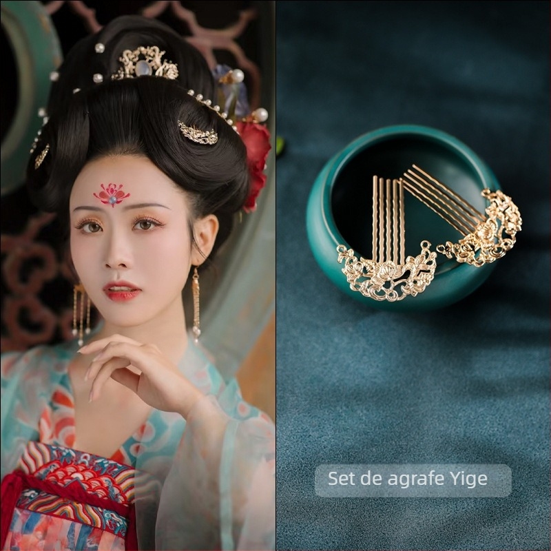 Clamă de păr, aliaj, manufactură manuală, accesorii pentru femei, primăvara 2023