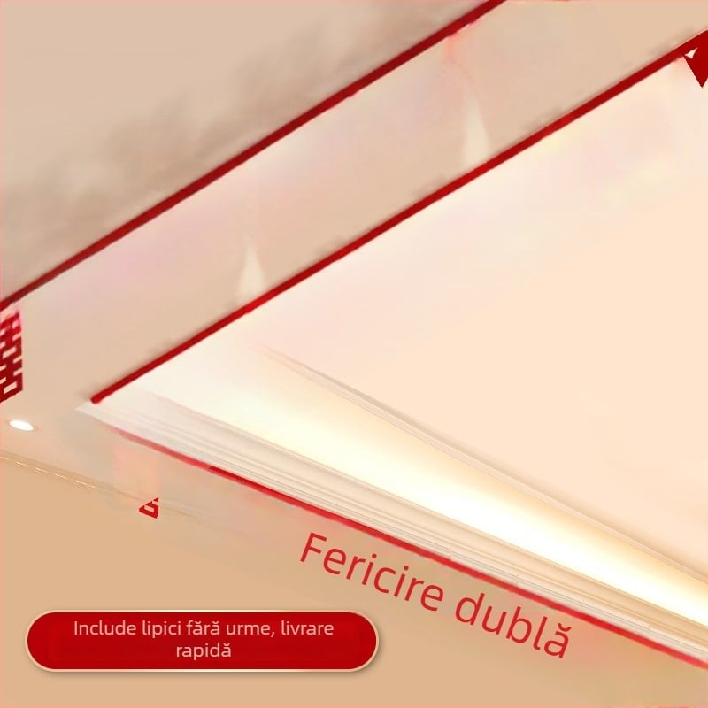 Set de decor pentru sufragerie de nuntă cu ghirlandă Xi și perdea de tavan (textil nețesut, panglică)