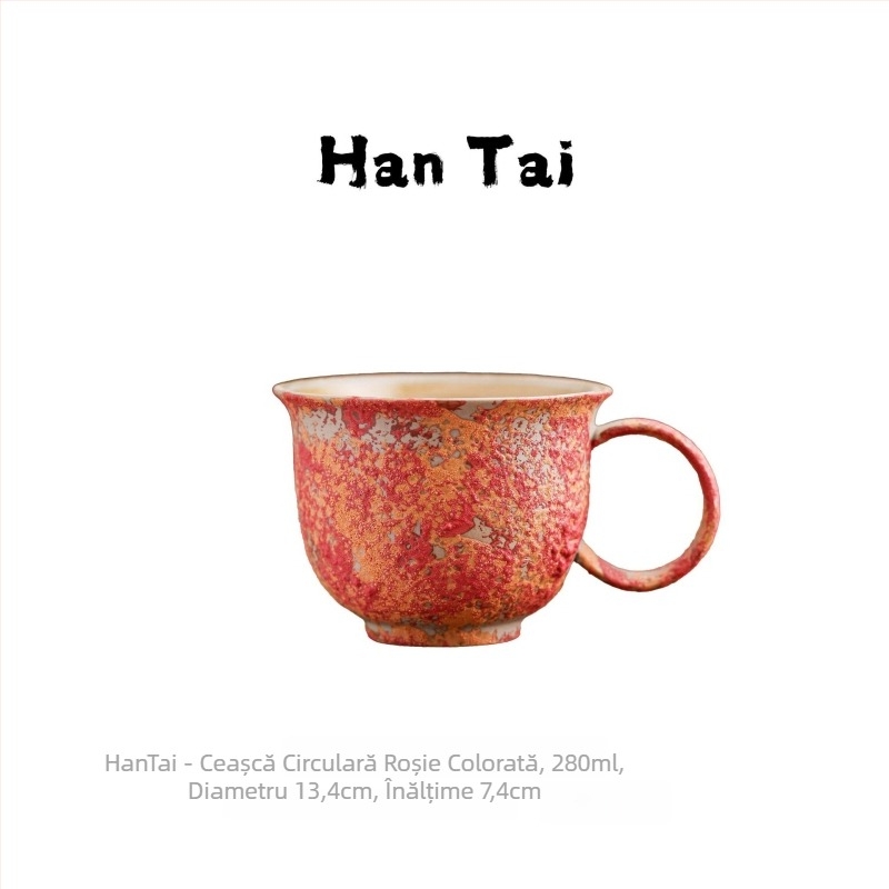 Ceașă de cafea ceramic Nordic cu latte art, design retro, greutate 300 g, imprimare logo disponibilă, personalizare posibilă