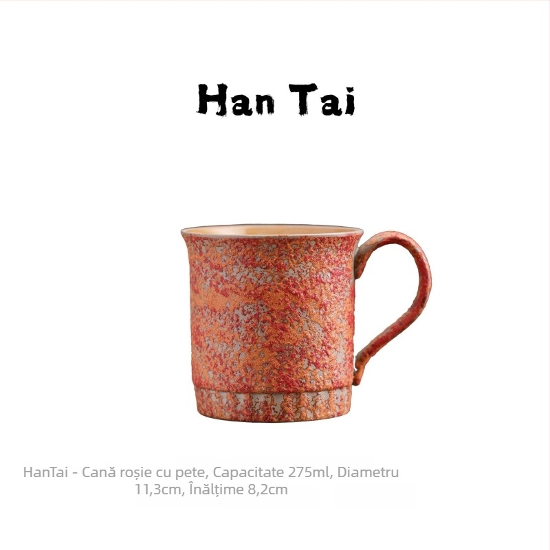 Ceașă de cafea ceramic Nordic cu latte art, design retro, greutate 300 g, imprimare logo disponibilă, personalizare posibilă