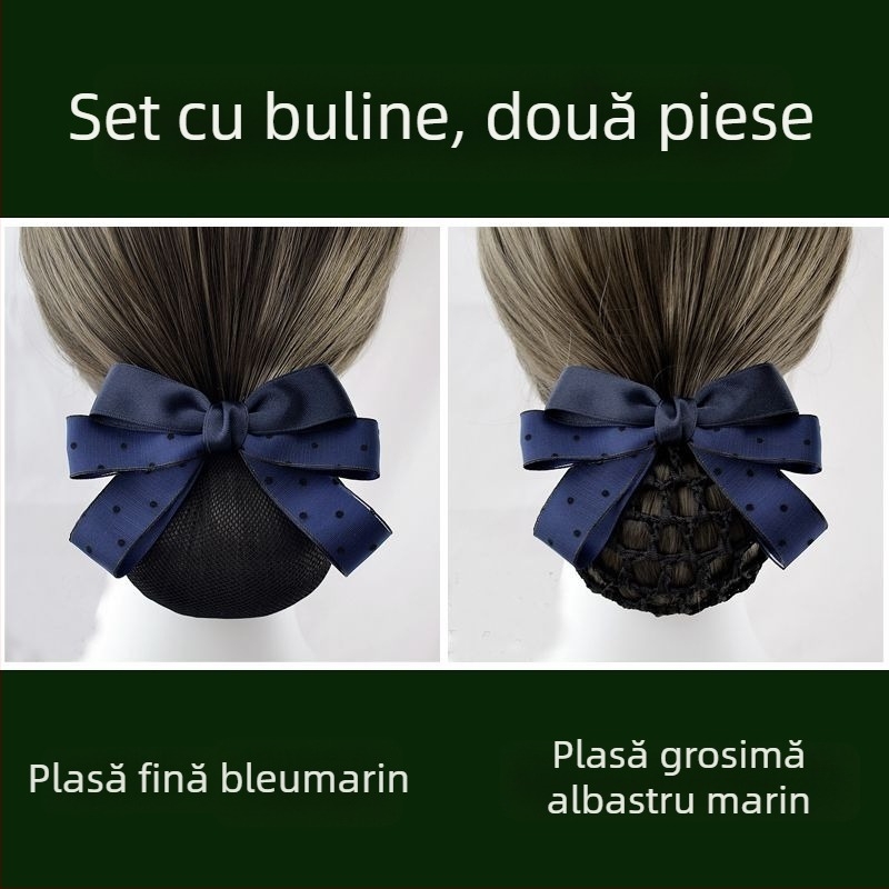 Accesoriu pentru păr din fire de mătase pentru femei — plasă de păr profesională pentru însoțitoare de zbor și asistente — Brand unic