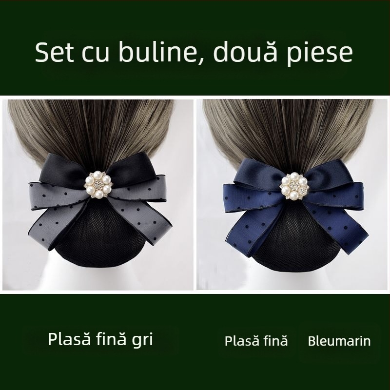 Accesoriu pentru păr din fire de mătase pentru femei — plasă de păr profesională pentru însoțitoare de zbor și asistente — Brand unic