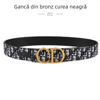 Curea de bărbați țesută, cataramă din aliaj, cataramă netedă, manufactură complet manuală, design original