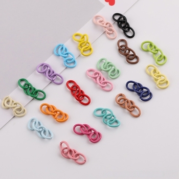Accesorii DIY pentru bijuterii - lanț metalic cu patru secțiuni pentru extindere, finisaj vopsit la cuptor; Tang sanjiang