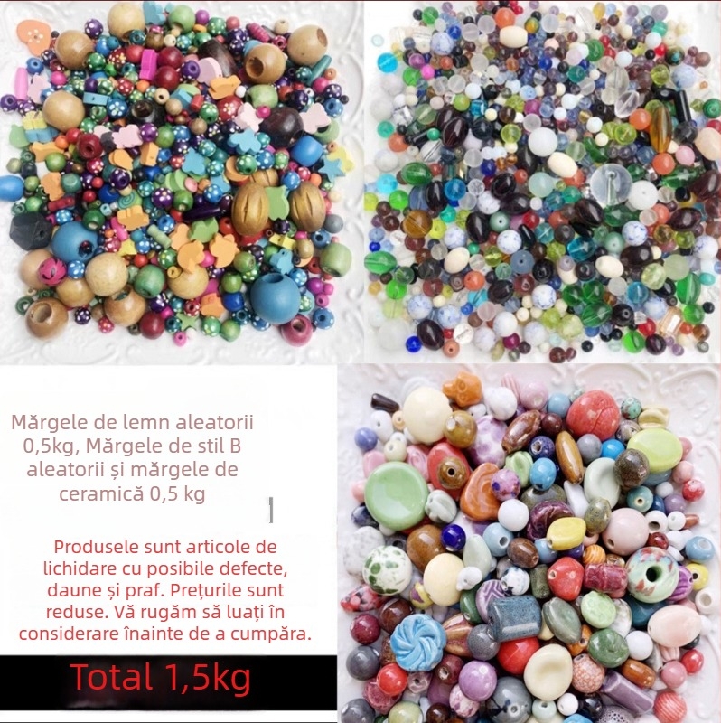 Mărgele DIY pentru bijuterii — mărgele libere, material: Alt, lansare Vara 2021