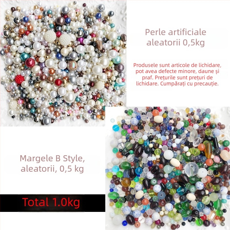 Mărgele DIY pentru bijuterii — mărgele libere, material: Alt, lansare Vara 2021