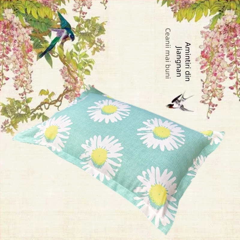 Husă de pernă, 95% bumbac, țesătură 30 fire, țesătură simplă, imprimare cu reacție