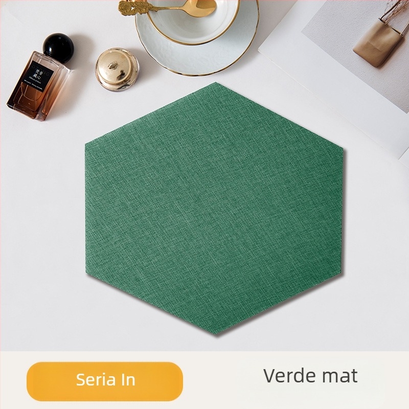 Autocolant de perete hexagonal din material textil, autoadeziv, pentru fundalul sufrageriei și dormitorului, rezistent la mucegai, anti-coliziune, panou de perete 3D moale