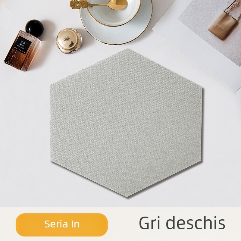 Autocolant de perete hexagonal din material textil, autoadeziv, pentru fundalul sufrageriei și dormitorului, rezistent la mucegai, anti-coliziune, panou de perete 3D moale