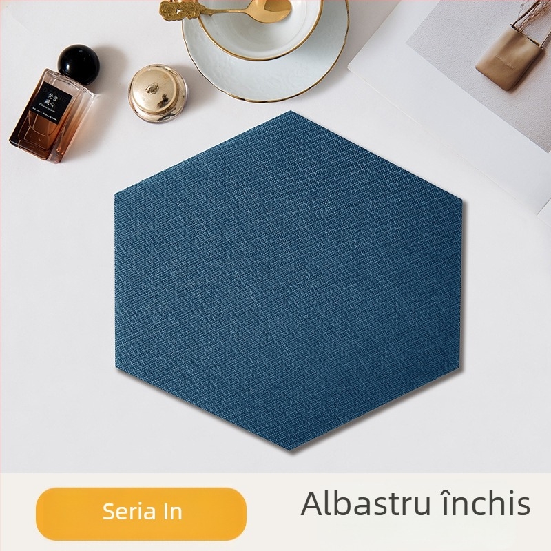 Autocolant de perete hexagonal din material textil, autoadeziv, pentru fundalul sufrageriei și dormitorului, rezistent la mucegai, anti-coliziune, panou de perete 3D moale