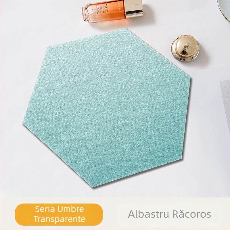 Autocolant de perete hexagonal din material textil, autoadeziv, pentru fundalul sufrageriei și dormitorului, rezistent la mucegai, anti-coliziune, panou de perete 3D moale