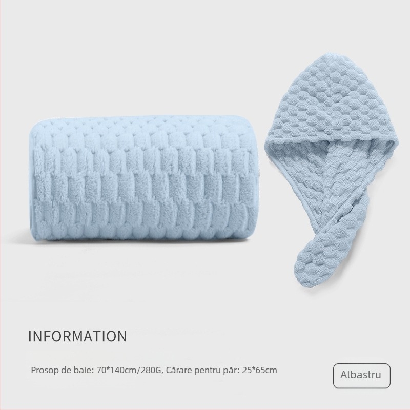 Set de trei prosoape pentru cămin studențesc, 100% alt material, fir 150D, țesătură jacquard, sub 100 g pe prosop.