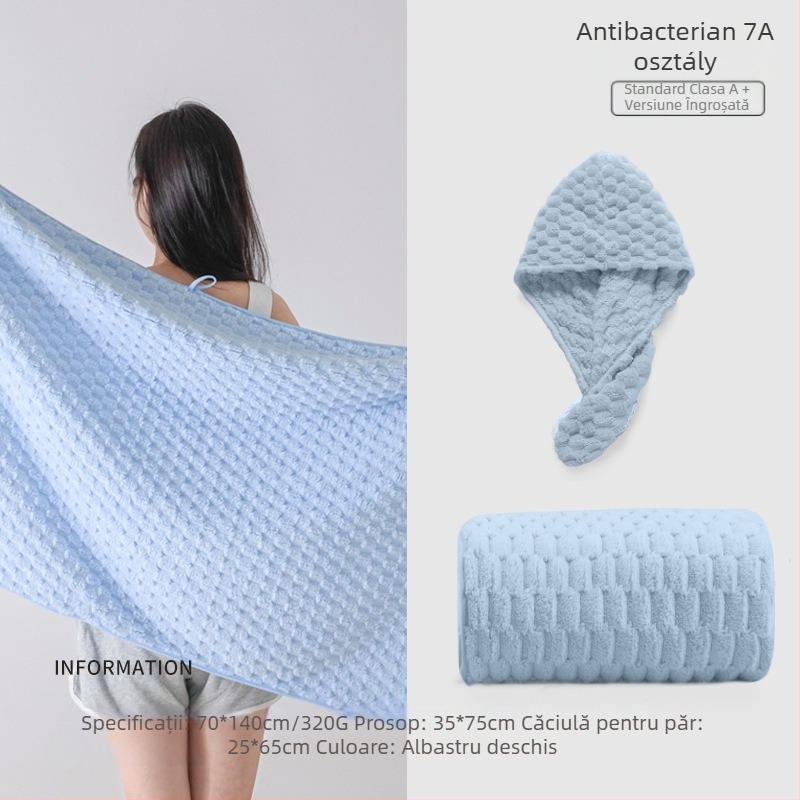 Set de trei prosoape pentru cămin studențesc, 100% alt material, fir 150D, țesătură jacquard, sub 100 g pe prosop.