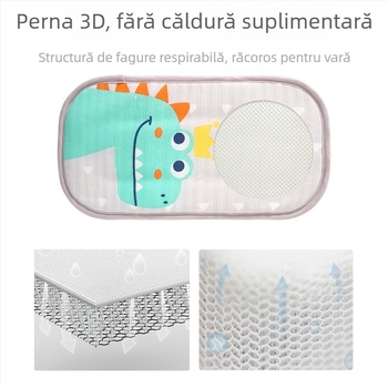 Pernă de susținere a brațului la hrănire bebeluș — 100% bumbac, nou-născuți până la 12 luni, stil desen animat, Happiness