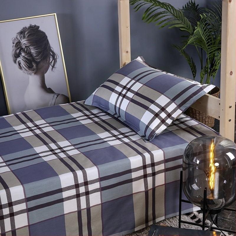 Față de pernă din 100% bumbac, țesătură twill, 40 fire, imprimare și vopsire reactive, stil modern minimalist