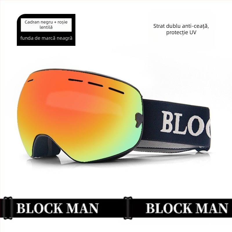 Ochelari de schi - Design cu un singur strat, material: floare de mătase, pentru copii