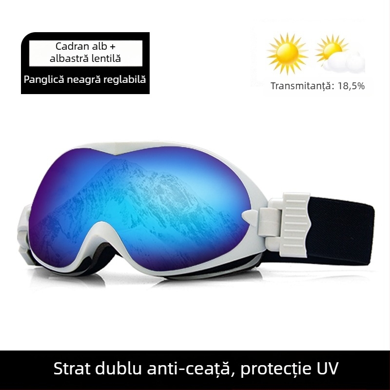 Ochelari de schi - Design cu un singur strat, material: floare de mătase, pentru copii