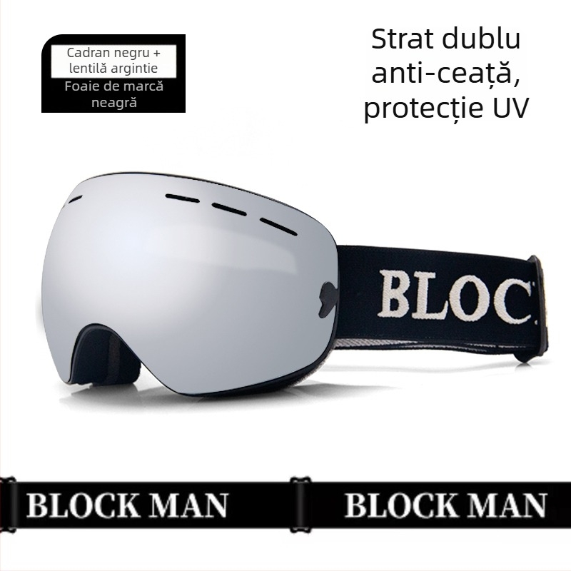 Ochelari de schi - Design cu un singur strat, material: floare de mătase, pentru copii