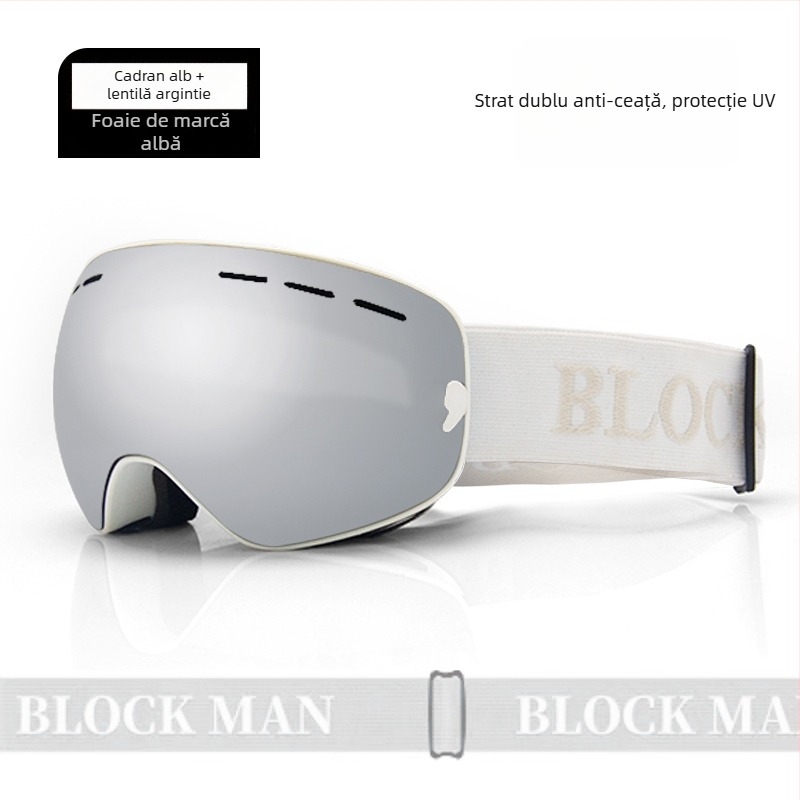 Ochelari de schi - Design cu un singur strat, material: floare de mătase, pentru copii