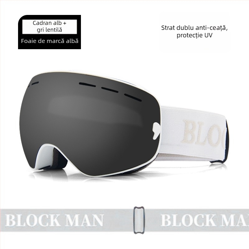 Ochelari de schi - Design cu un singur strat, material: floare de mătase, pentru copii