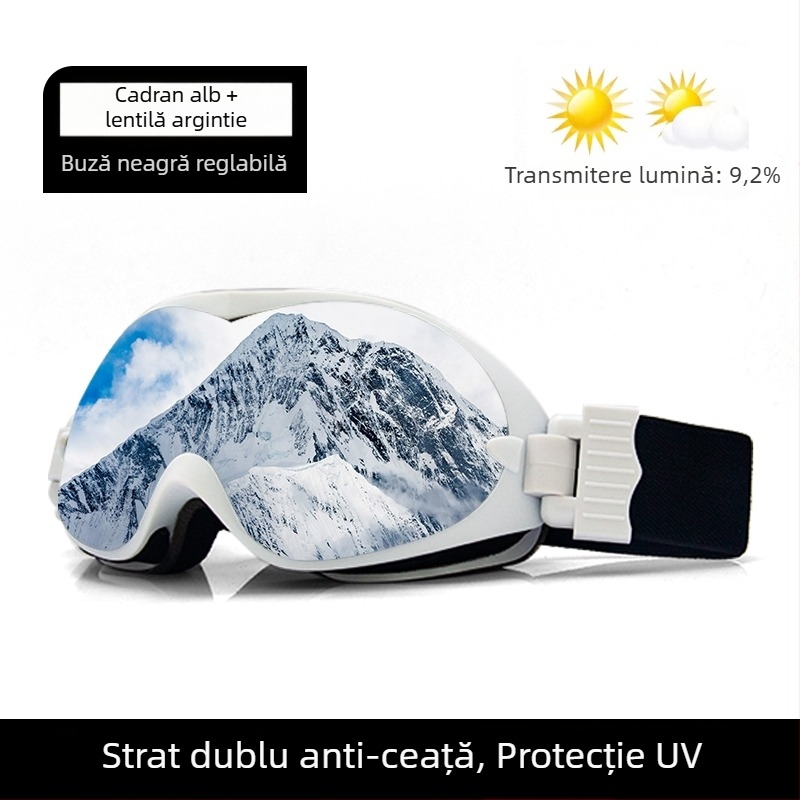 Ochelari de schi - Design cu un singur strat, material: floare de mătase, pentru copii