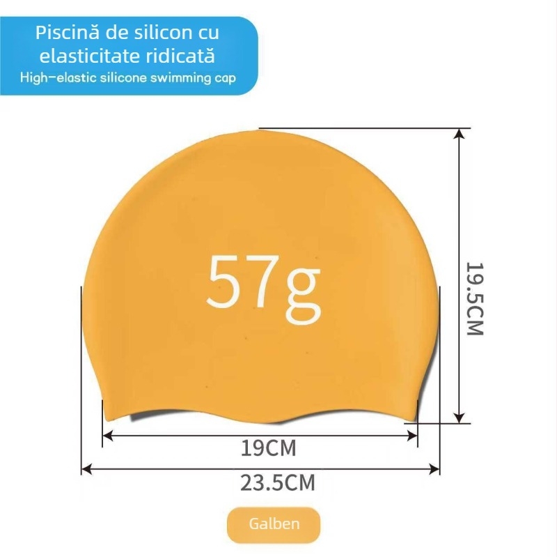 Bonetă de baie pentru copii din silicon, cu imprimeu