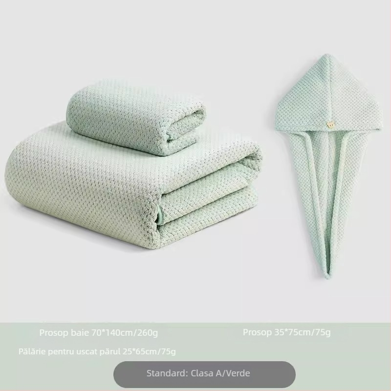 Prosop de baie din catifea coral pentru adulți — fibră poliesterică, 150d Jacquard