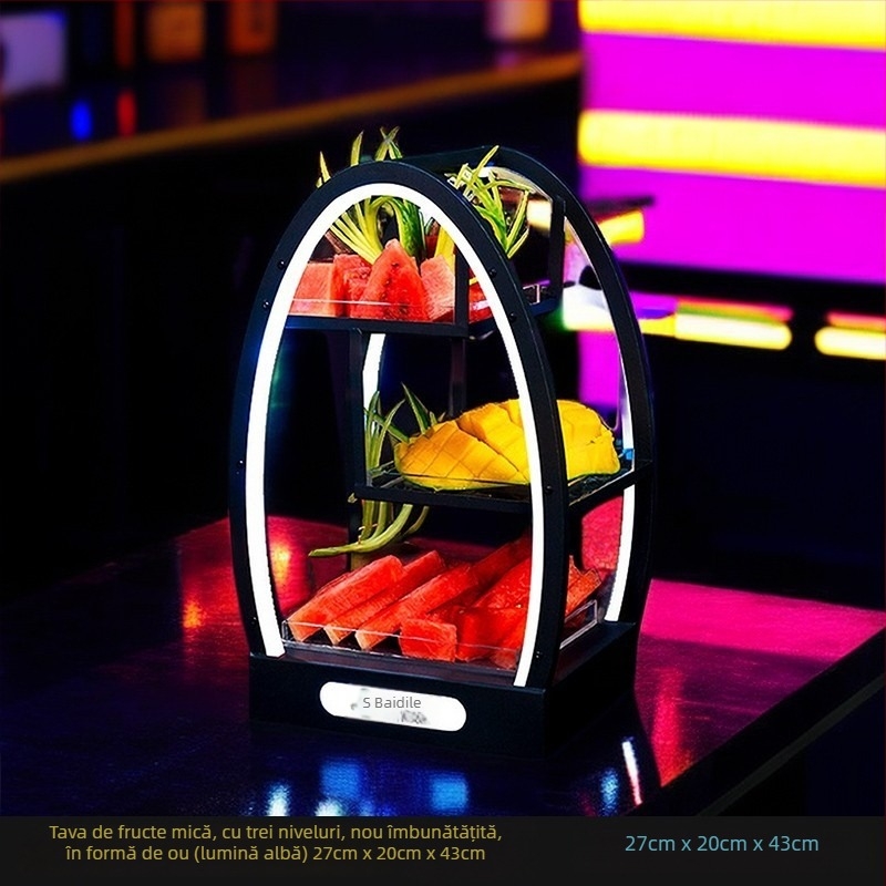 Suport acrilic pentru fructe, stil simplu (Fără marcă, Fără import)