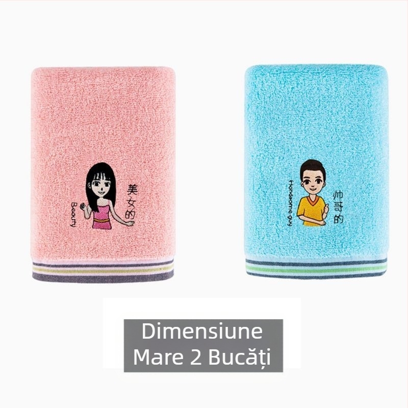 Set de 60 prosoape de față din bumbac, 200 g+ fiecare