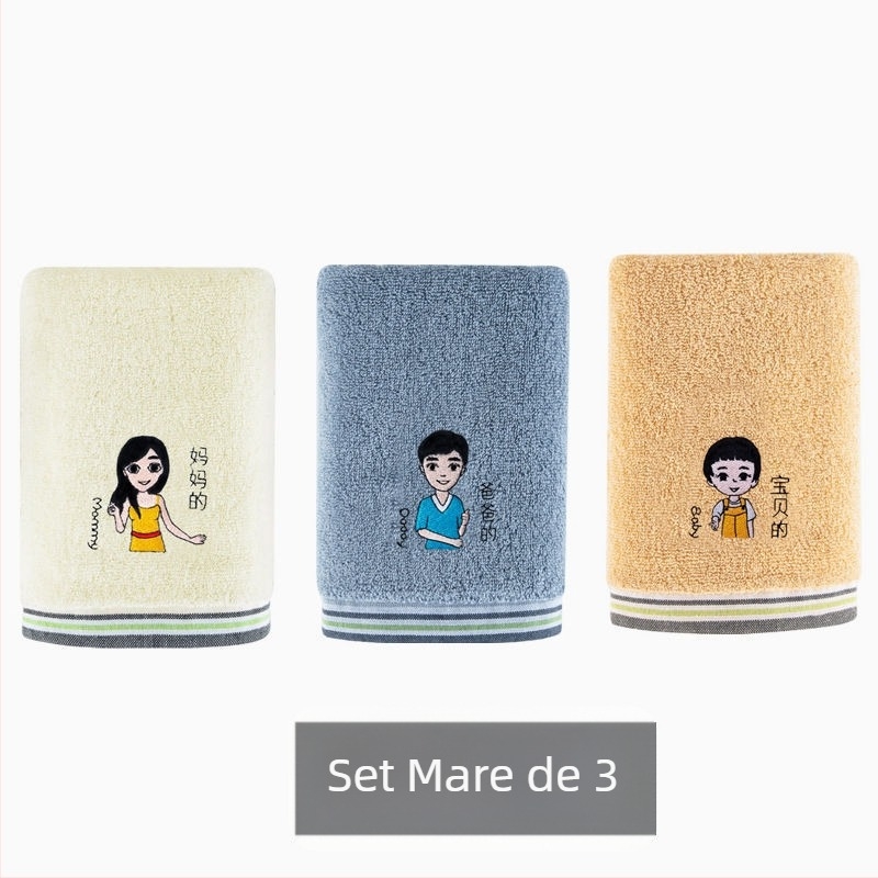 Set de 60 prosoape de față din bumbac, 200 g+ fiecare