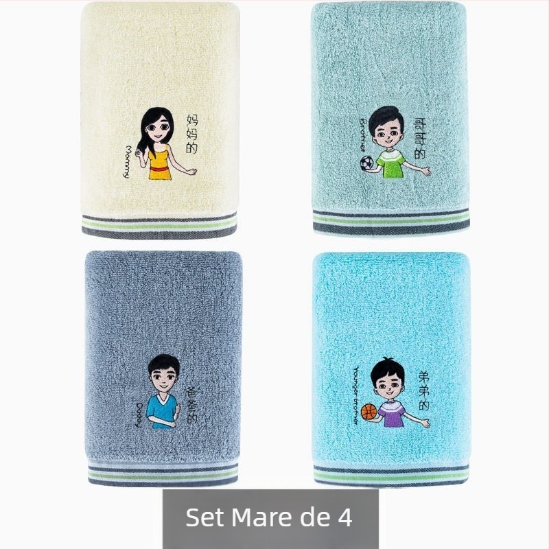 Set de 60 prosoape de față din bumbac, 200 g+ fiecare