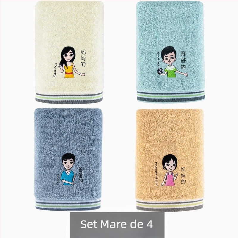 Set de 60 prosoape de față din bumbac, 200 g+ fiecare