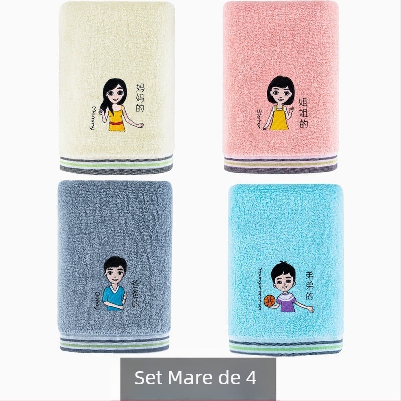 Set de 60 prosoape de față din bumbac, 200 g+ fiecare