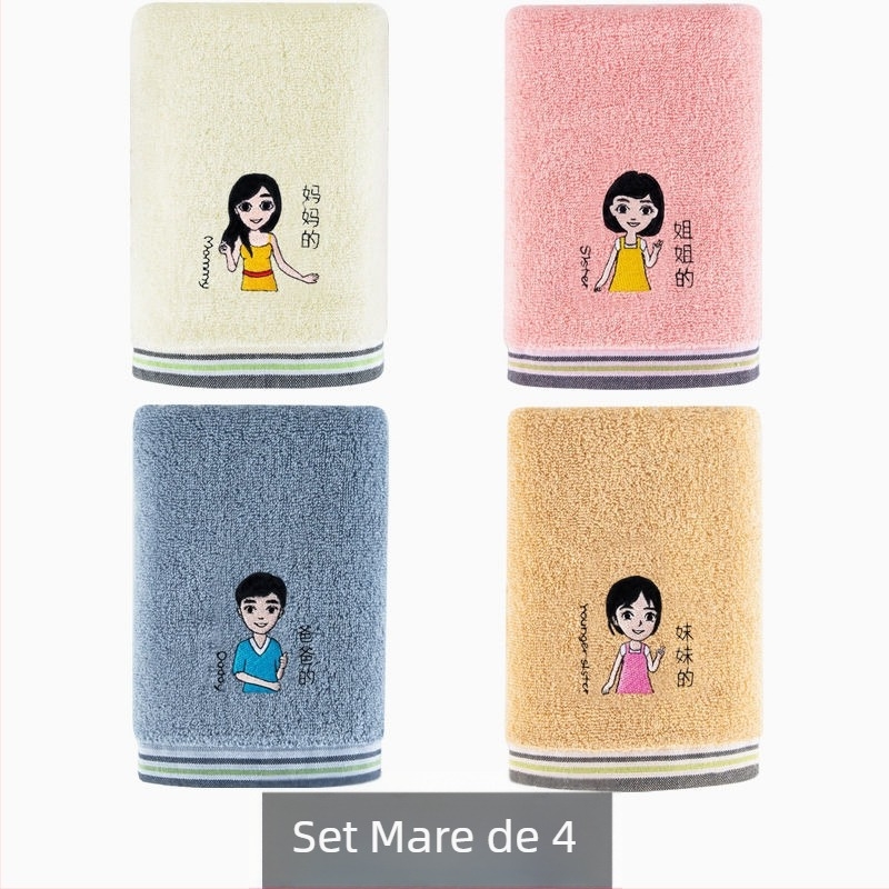 Set de 60 prosoape de față din bumbac, 200 g+ fiecare