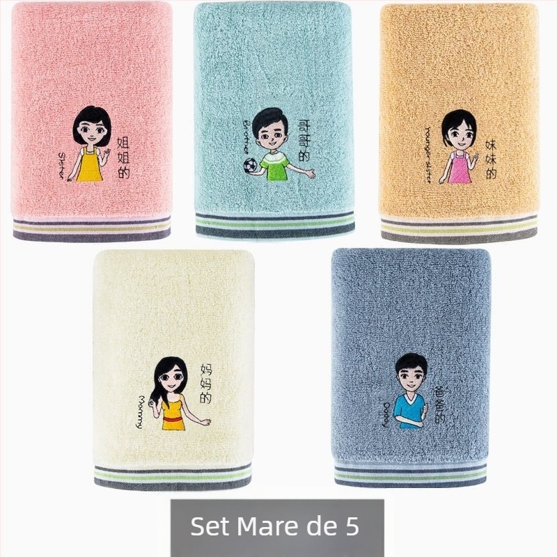 Set de 60 prosoape de față din bumbac, 200 g+ fiecare