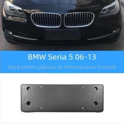BMW Seria 5 – bază pentru plăcuța de înmatriculare pentru față și spate, cu suporturi și cadru GT