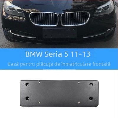 BMW Seria 5 – bază pentru plăcuța de înmatriculare pentru față și spate, cu suporturi și cadru GT