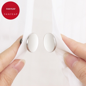 Închizător magnetic pentru perdea - anti-pierdere de lumină, fixare pe perete fără găuri (Brand Change; Material: Magnet; Categoria catarama perdea; Stil Simplu)