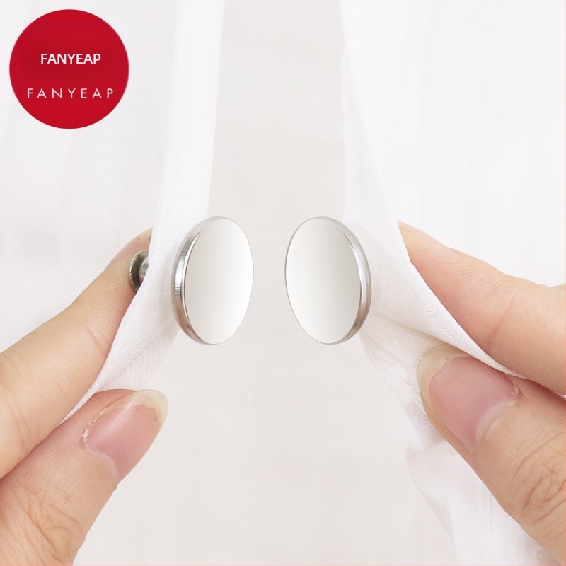 Închizător magnetic pentru perdea - anti-pierdere de lumină, fixare pe perete fără găuri (Brand Change; Material: Magnet; Categoria catarama perdea; Stil Simplu)