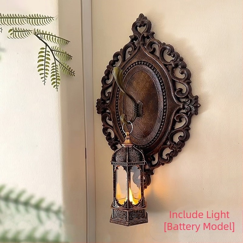 Autocolant de perete din lemn pentru baie – decor, pandantiv vază, stil proaspăt